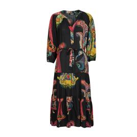 Desigual  Vestidos compridos ODYSSEY  Preto Disponível em tamanho para senhora. S,M,L,XL.Mulher > Roupas > Vestidos compridos