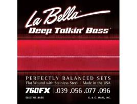 La Bella Conjunto de Cordas Baixo Elétrico Aço Inoxidável Extra Leve 039056