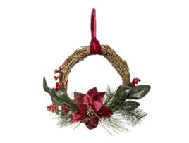 Enfeites de Natal FÉÉRIC LIGHTS AND CHRISTMAS Guirlanda de Natal com estrela de betlehem Ø 38 cm (Multicor)