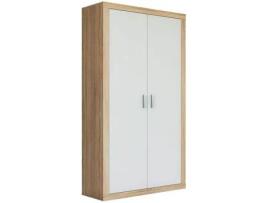 Roupeiro HOMESOUTH Cambria Claro - Branco (Melamina - 105 x 208 x 50  cm)