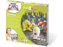 Kit para Brincar e Modelar STAEDTLER FIMO Kids Form & Play 'Monster'. Nível 1.