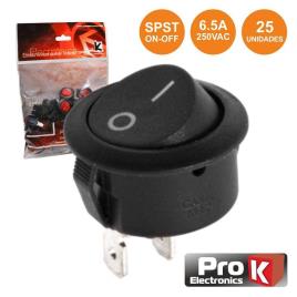 Interruptor Basculante 3a-250v Spst On-Off Mini 