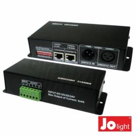 Controlador Dmx P/ Fitas Led 3 Canais 12a 