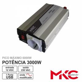 Conversor 12v-230v 3000w Onda Sinusoidal Modificada