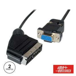Cabo Scart Macho / Vga Fêmea 2m 