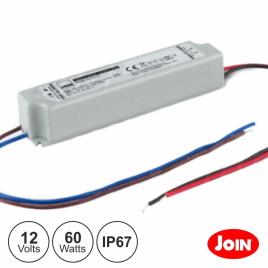 FONTE DE ALIMENTAÇÃO ESTANQUE 12V 5A 60W IP67 JOIN