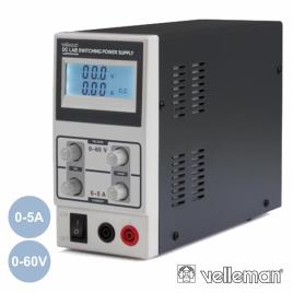 FONTE DE ALIMENTAÇÃO DIGITAL 0-60V / 0-5A VELLEMAN