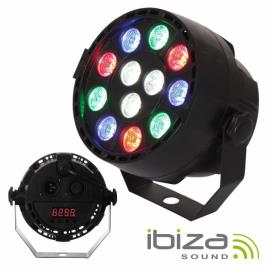 Projetor Par C/ 12 Leds 1w Cree Rgbw Dmx Mic 