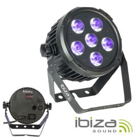 Projetor Luz C/ 6 LEDS UV DMX 