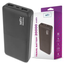 Powerbank 20000ma C/ Ficha Micro Usb