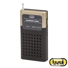 Rádio Portátil AM/FM Clássico Preto 