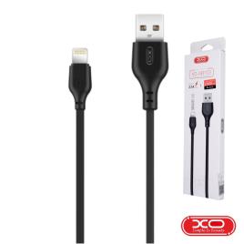 Cabo USB-A 2.0 Macho / Lightning 8P 2.1A 2M Preto XO