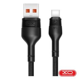 Cabo USB-A 2.0 Macho / USB-C Fast Charge 5A 1M Preto XO