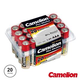 PILHA ALCALINA LR03/AAA 1.5V 20X BLISTER CAMELION