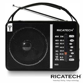 Rádio Portátil AM/FM USB/SD Retro RICATECH