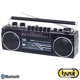 Rádio MP3 c/ MW/FM/SW1-2 Bluetooth Preto TREVI