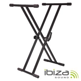 Suporte P/ Teclado Bloqueio Duplo 65-96cm 75kg Ibiza