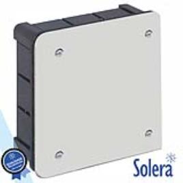 CAIXA QUADRADA 100X100X45MM COM PARAFUSOS 