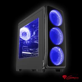 Caixa ATX Midi-Tower TITAN 750 Azul 