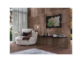 Espelhos Decorativos de Parede Preto Rectangular 100X70cm