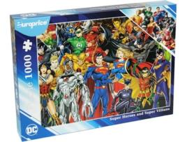 Puzzle DC Super Heroes and Super Villains (Idade Recomendada: 6 Anos - 1000 Peças)