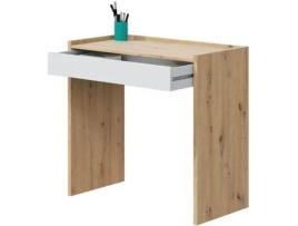 Secretária HABITDESIGN Noa (Branco - Melamina - 81,5 x 77 x 40 cm)