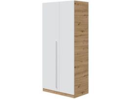 Armário HABITDESIGN Noa (Branco - Melamina - 90 x 200 x 52 cm)