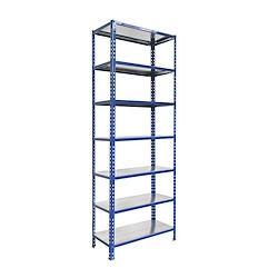 Estante metálica AR SHELVING AZUL 250X80X60CM 250KG 7 PRATELEIRAS