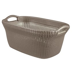 Cesto para roupa KNIT 40L CHOCOLATE