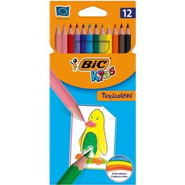 Lápis De Cor Bic Kids Tropicolors 12 Cores