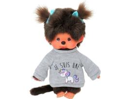 Peluche  Monchhichi Licorne (20cm)