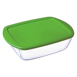 Lancheira Pyrex C&S Transparente Vidro de Borosilicato - 23 x 15 x 6,5 cm