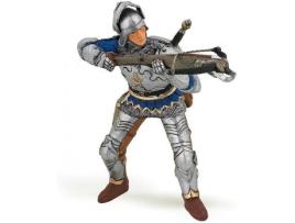 Figura PAPO Homem com Armadura Azul com Balestra