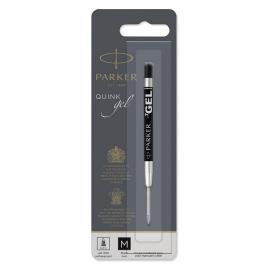 Quink, Recarga de Tinta de Gel para Esferográficas, Ponta Média, 0,7 mm, Preto