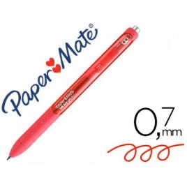 Esferográfica Paper Mate Inkjoy Gel Retrátil Ponta Media Vermelha 1 Unid.