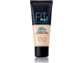 Base MAYBELLINE Fit Me Matte + Poreless 110 Porcelaine
