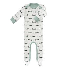 Fresk Pijama com Pés Algodão Cão 0-3M