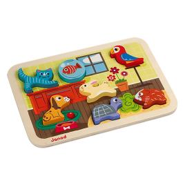 Janod Animo Chunky Puzzle 7 Multicolor