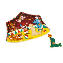 Janod Stars Circus Puzzle 6 Multicolor