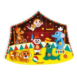 Janod Stars Circus Puzzle 6 Multicolor