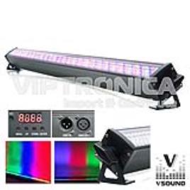 Barra De Leds C/ Strobe 240 Leds 10mm Rgb Dmx 