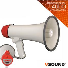 Megafone De 15w C/Gravação De Voz Vsound