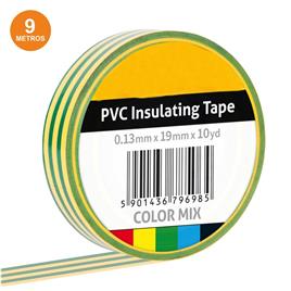 FITA ISOLADORA VERDE/AMARELO 9M