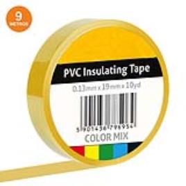 Fita Isoladora Amarelo 9m