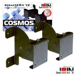 Conjunto De 2 Suportes De Coluna 180º Parede 25kg Join