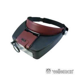 LUPA DE CABEÇA C/ ILUMINAÇÃO A LED VELLEMAN