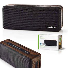 Coluna Bluetooth 30W Preta/Castanha