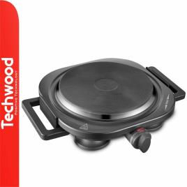 Fogão Elétrico 1 Placa 1500W Preto TECHWOOD