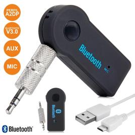 RECEPTOR ÁUDIO BLUETOOTH C/ ADAPTADOR AUX