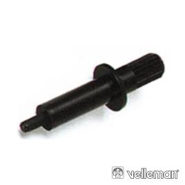 Veio P/ Potenciómetro De Ajuste 4.9mm Preto